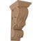 Ekena Millwork 3 3/4"W x 5 1/2"D x 9 1/2"H Small Floral Corbel, Maple COR03X05X09FLMA - alternate 1